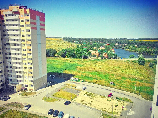 Вид с балкона ЖК Суворовского