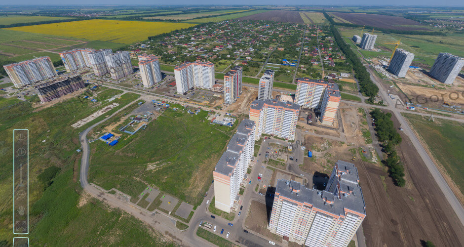 Панорама ЖК Суворовского с неба