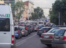 Пробки на дорогах в Ростове-на-Дону