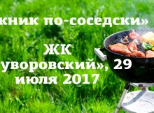 Районный пикник в ЖК Суворовском 29 июля 2017