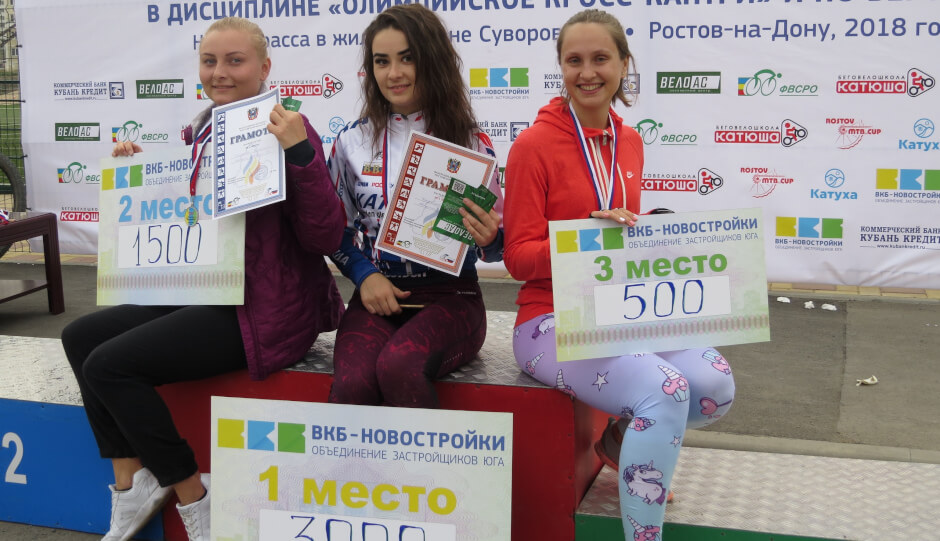 Победители соревнований кросс-кантри в ЖК Суворовский