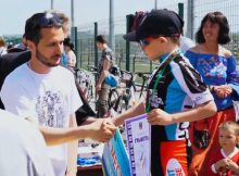 Награждение победителей в велогонке в ЖК Суворовский апрель 2019