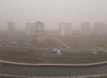 Пыльная буря в ЖК Суворовский. Вид 1.