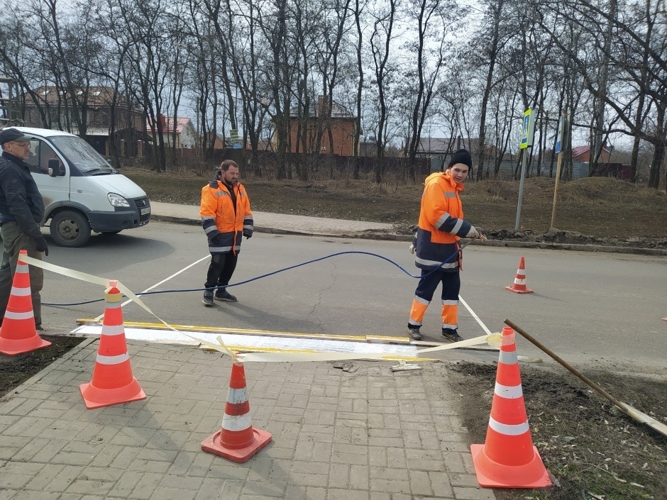 Новый пешеходный переход в ЖК Суворовский