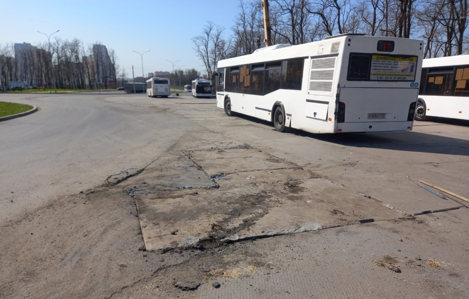 Весенний ремонт дорог в ЖК Суворовский.