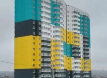 Вид на дом Литер 23 очередь 3 ЖК Суворовского